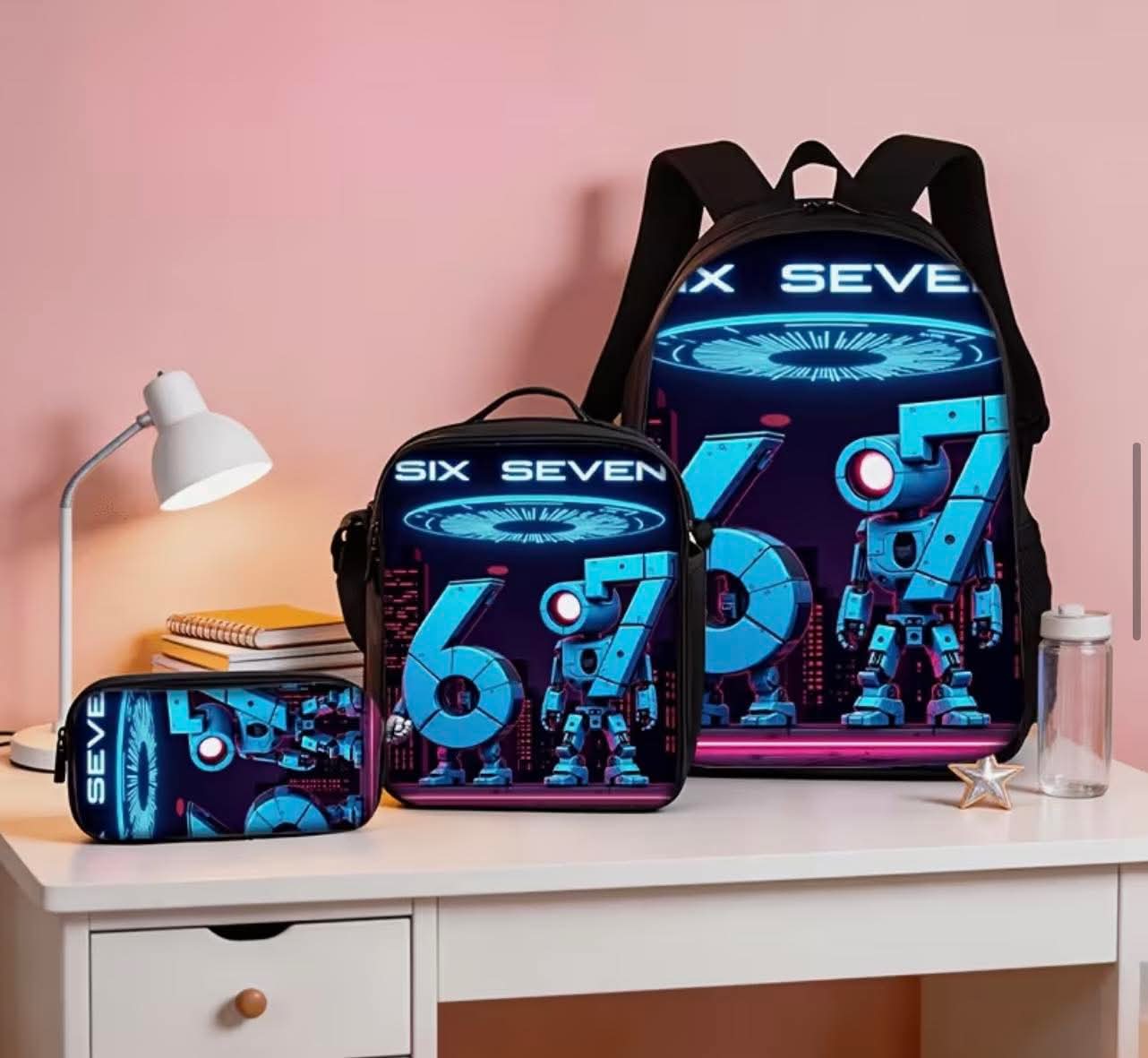 67 3Pc Backpack Set