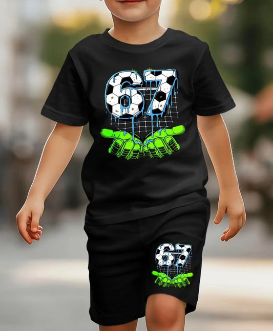 Boys' Soccer 67 Print Outfit