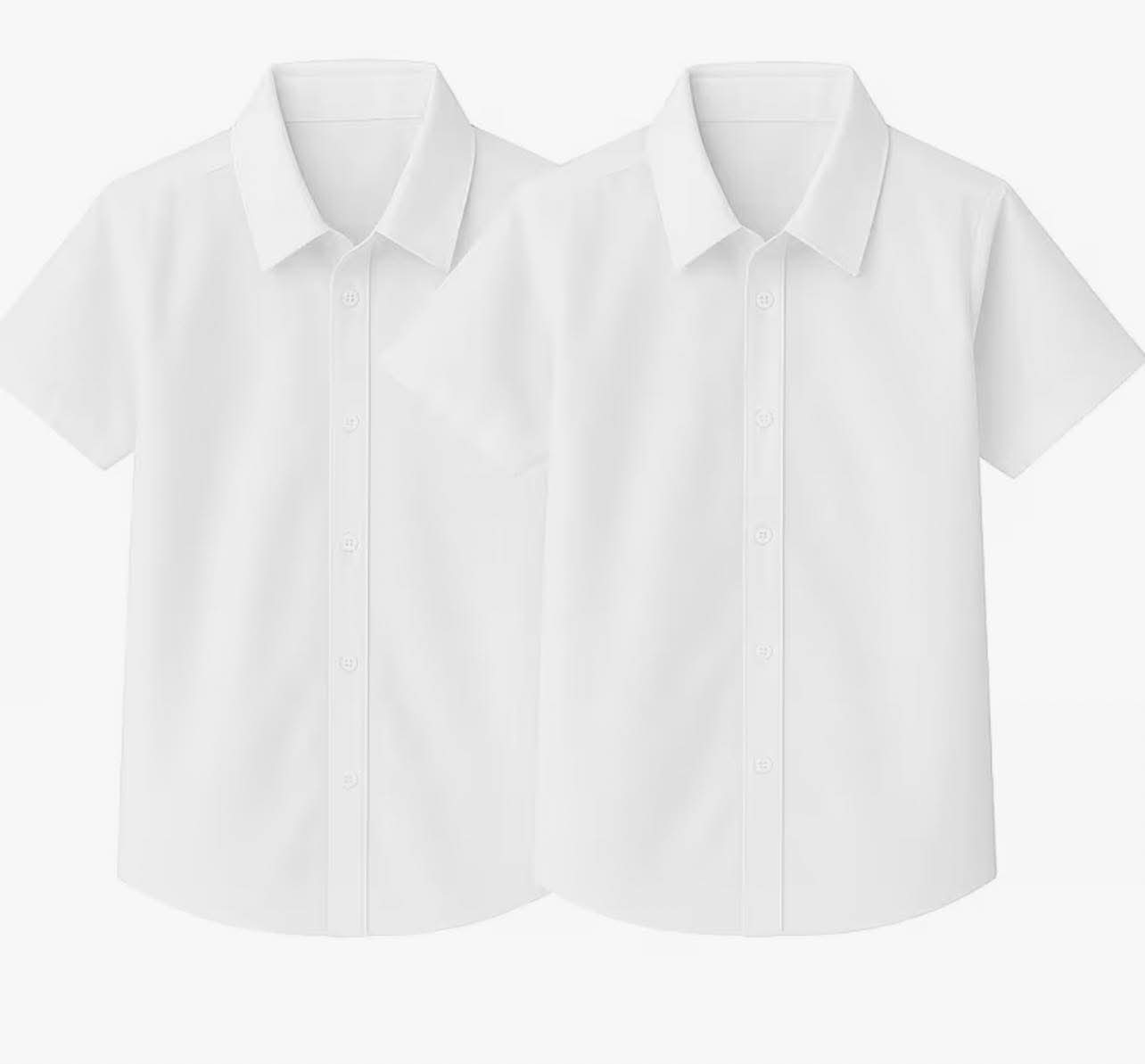 Pack Of 2 Boys School Shirts