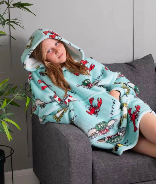Friends Hoodie Blanket Kids