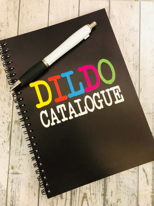 Dildo Catalogue Notebook and Pen