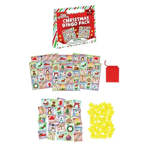 Christmas Bingo Pack For 6 Players