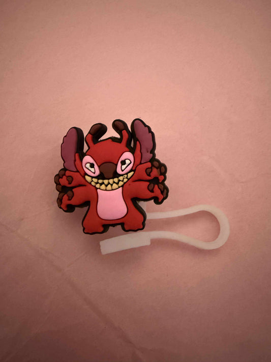 Monster stitch straw topper