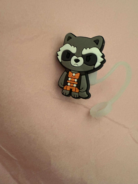 Rocket Raccoon straw topper