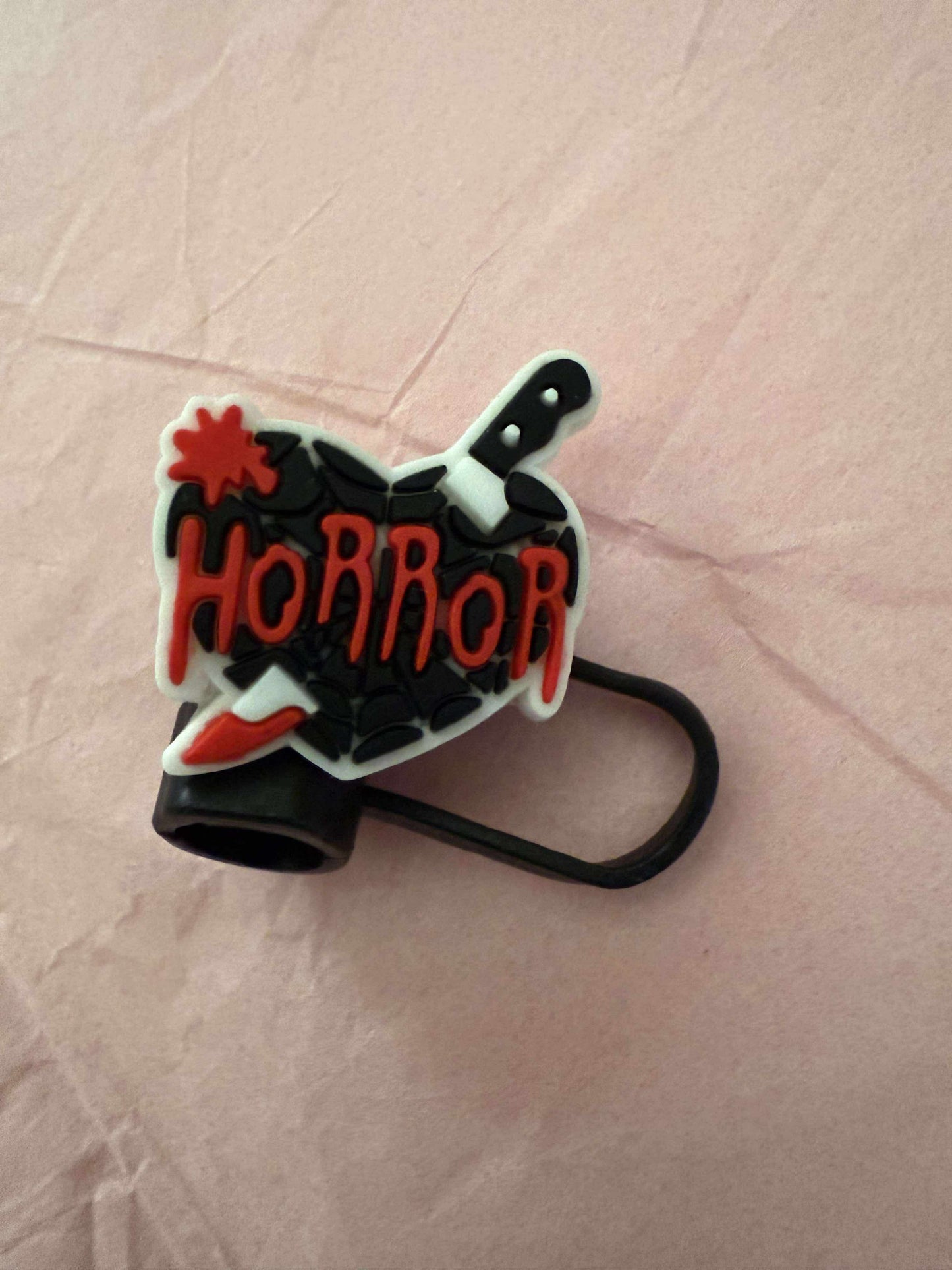 Horror straw topper