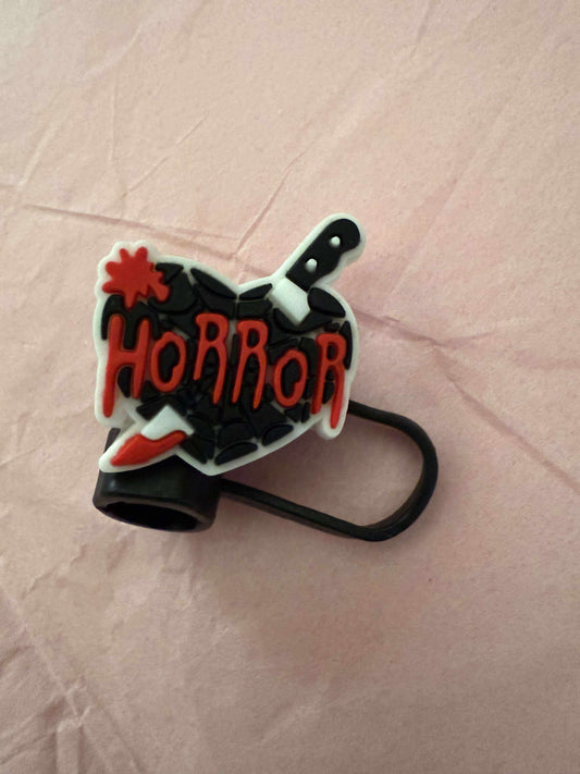 Horror straw topper