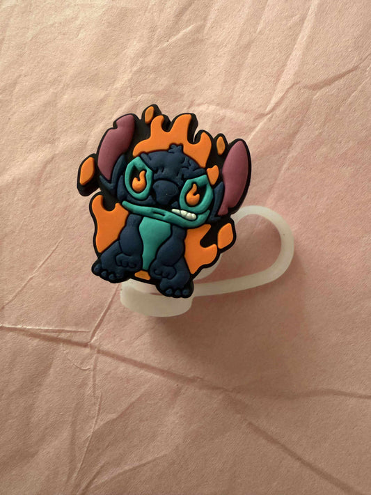 Stitch straw topper