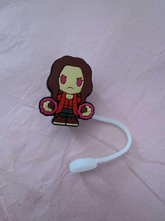 Scarlet Witch straw topper