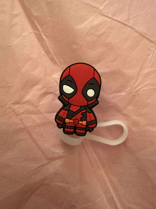 Dead pool straw topper