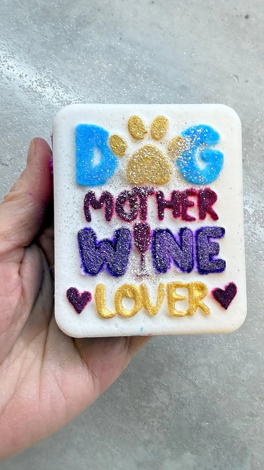 Dog Mother Wine Lover Bath Bomb