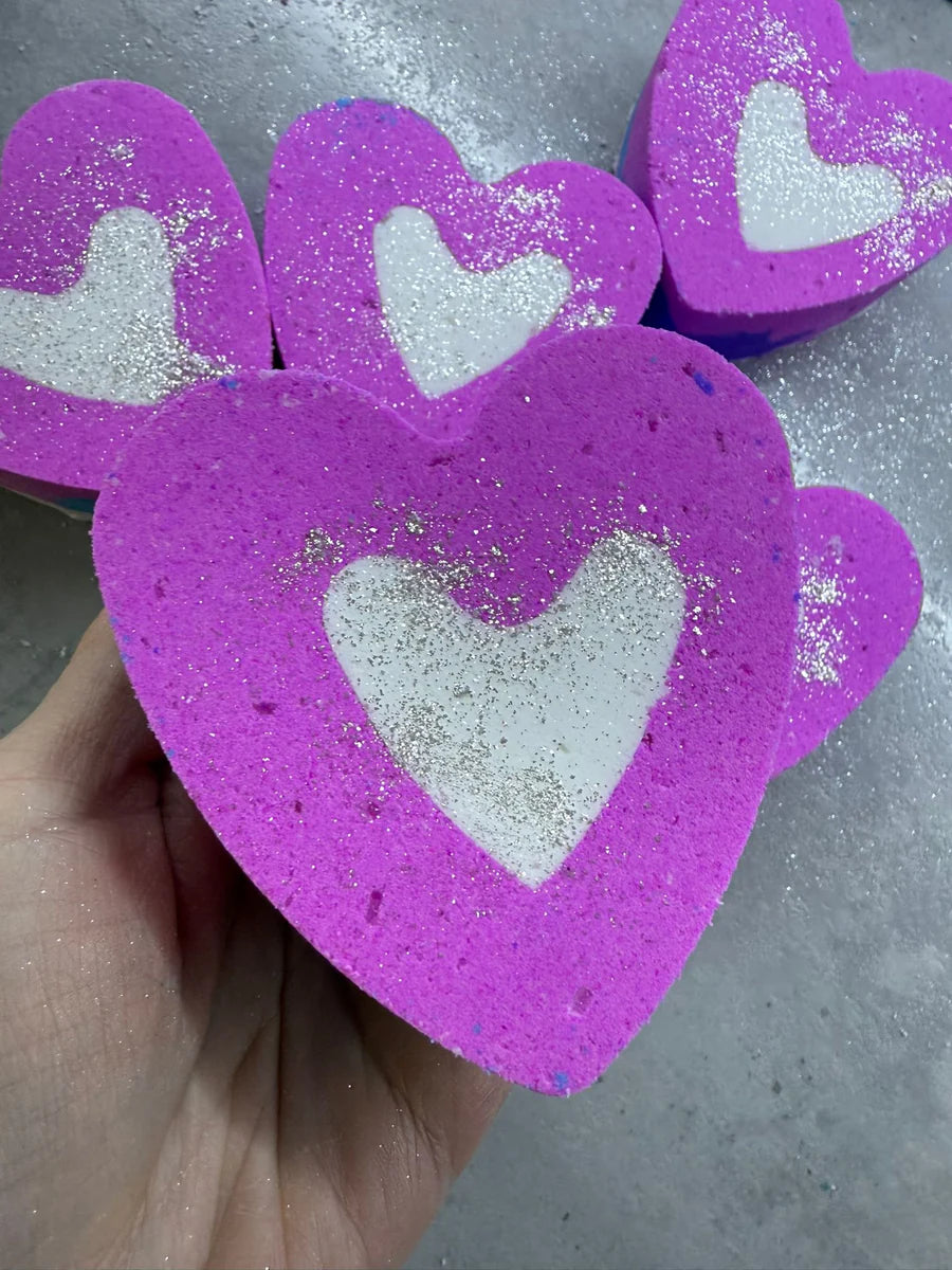 Large Heart Bath Bomb