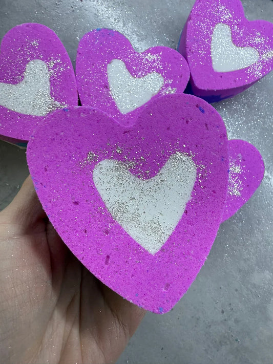 Large Heart Bath Bomb