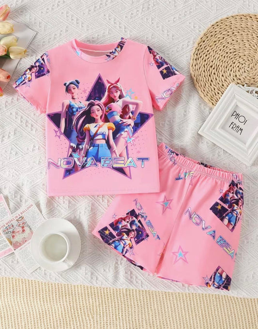 K pop  pajamas short set