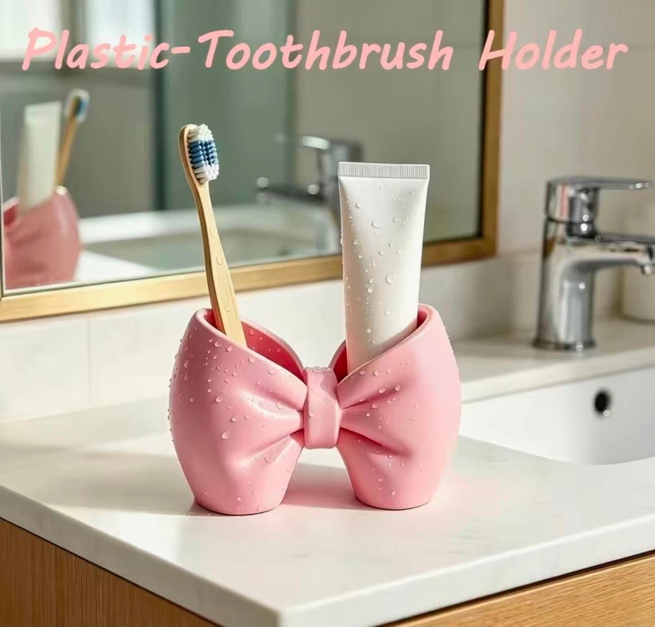 Bow Toothbrush Holder