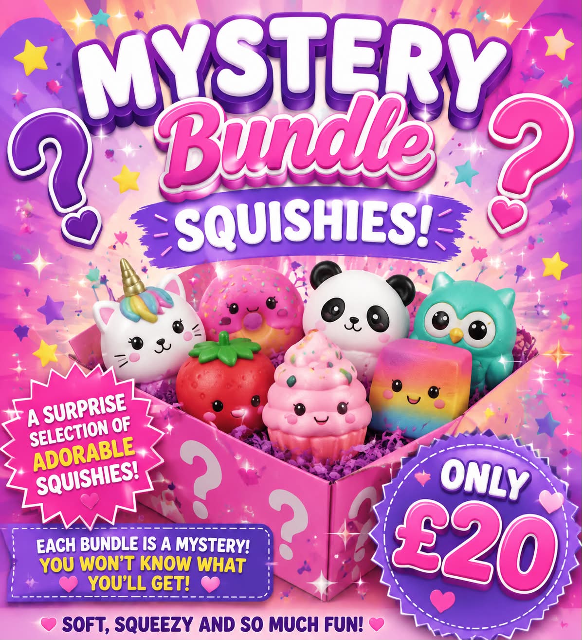 Mystery bundle squishes