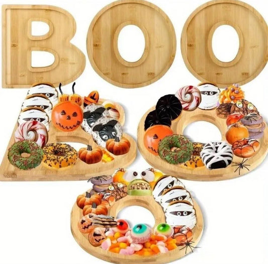 BOO Halloween Serving Platter