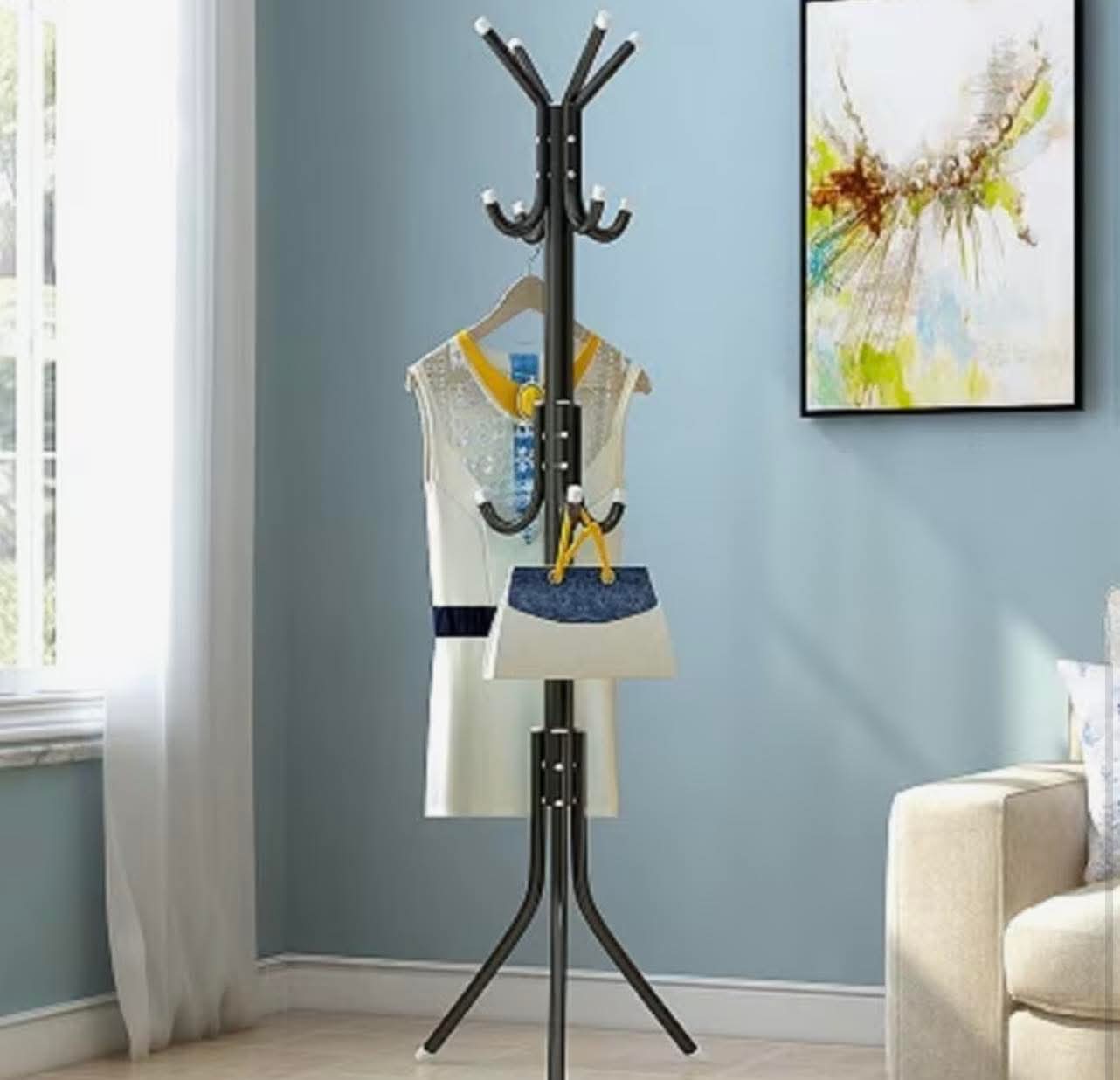 Coat Rack Standing Metal