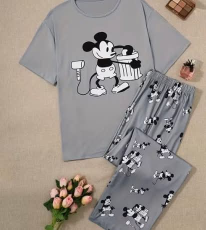 Women’s Cute Micky Mouse Pyjamas Set Plus Size