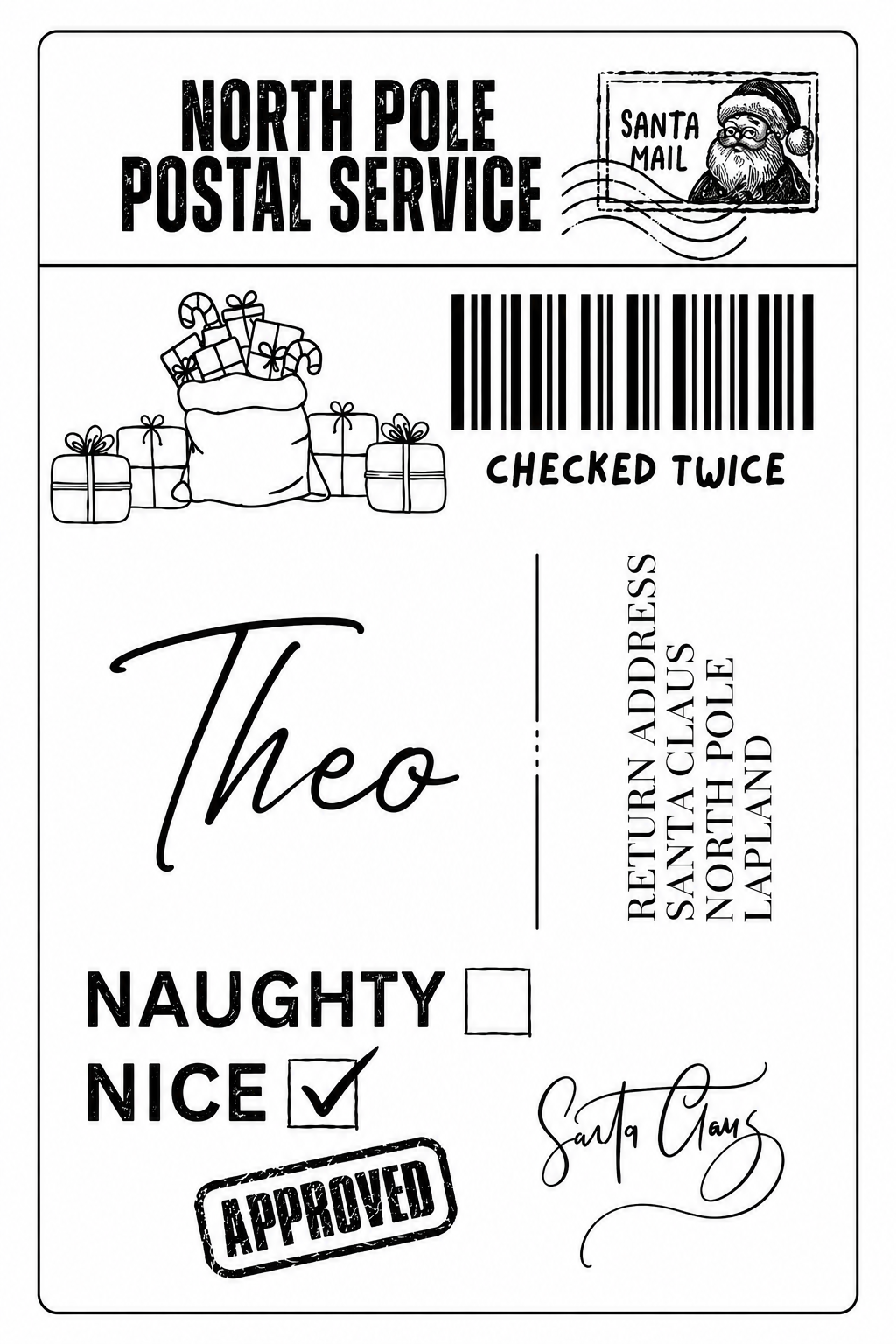 Christmas labels
