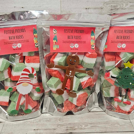 Festive Friends Christmas Bath Rocks