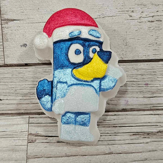 Christmas Blue Dog Bath Bomb