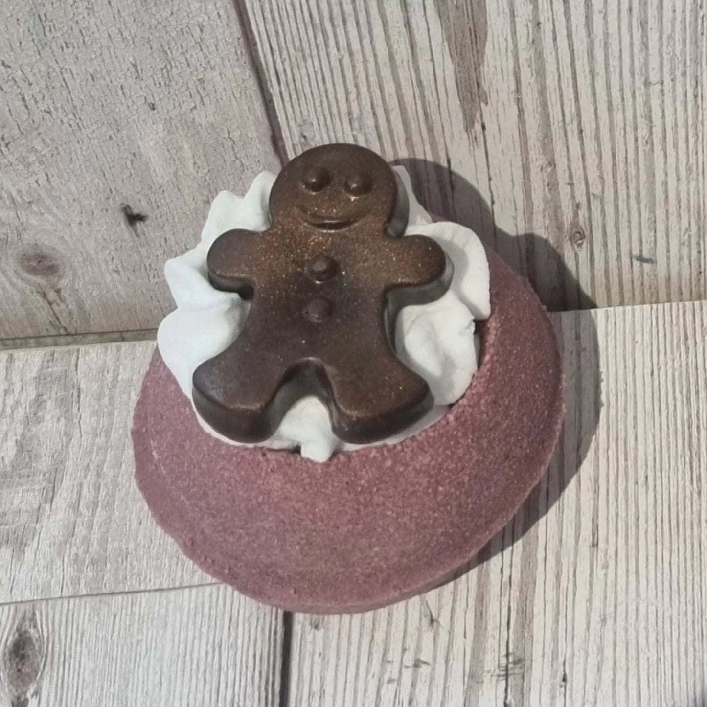 Gingerbread Whipped Top Bath Bomb
