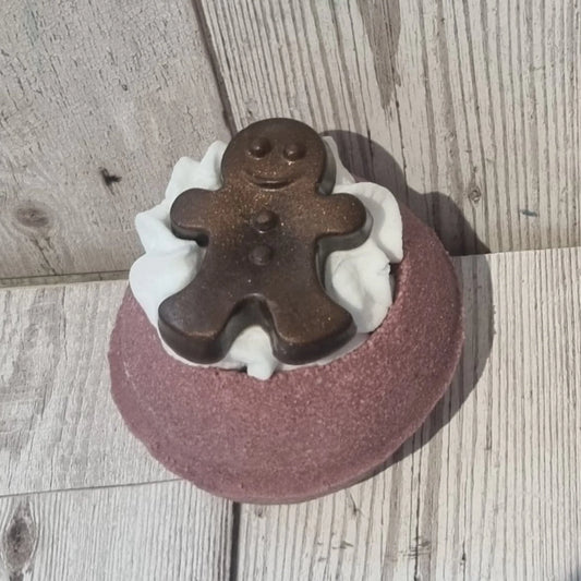 Gingerbread Whipped Top Bath Bomb