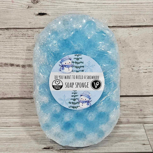 Do you want to build a snowman Soap Sponge