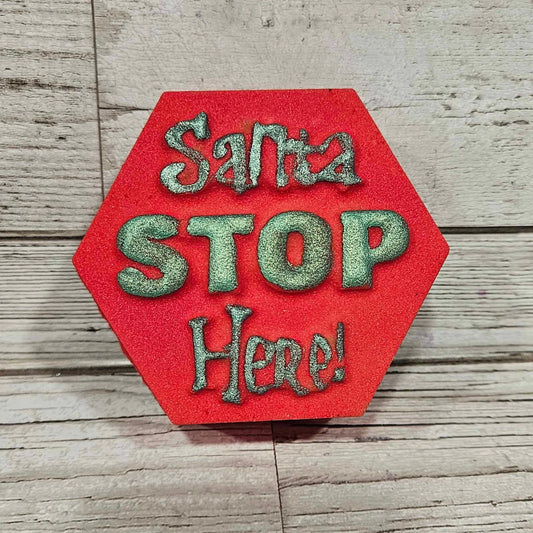 Santa Stop Here Bath Bomb