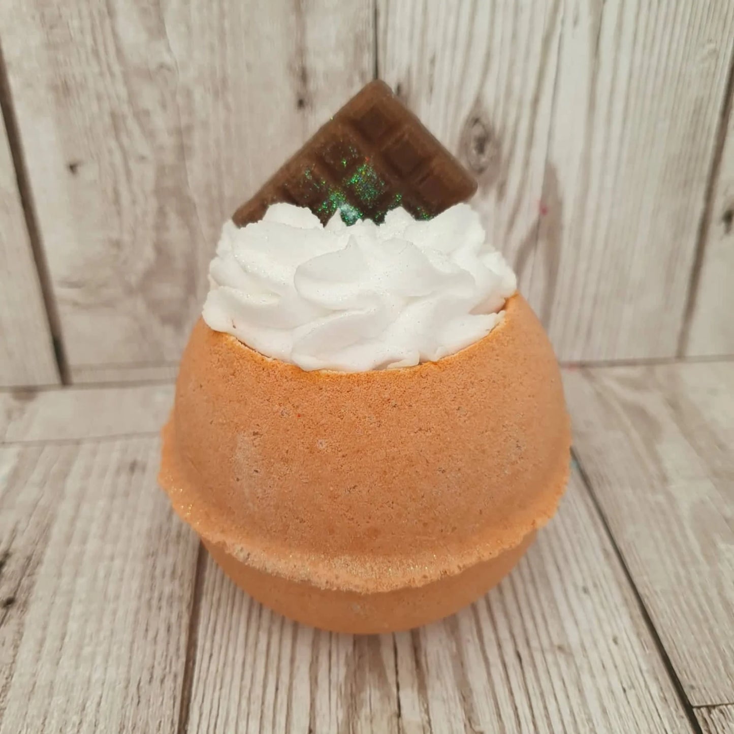 Chocolate Orange Whipped Top Bath Bomb