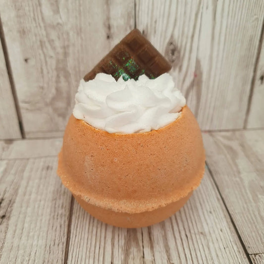 Chocolate Orange Whipped Top Bath Bomb