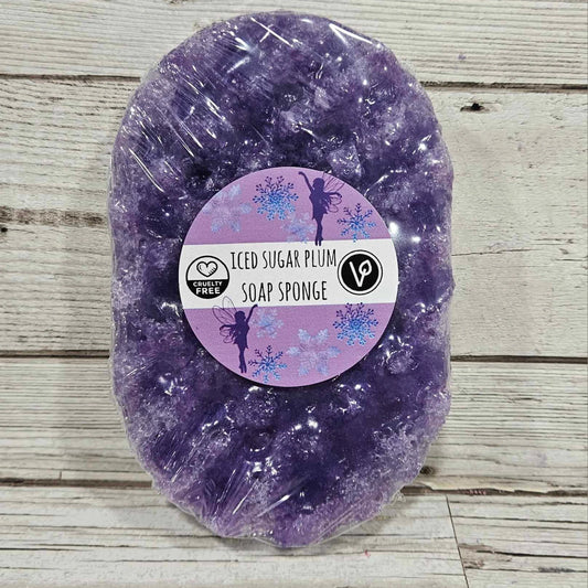 Iced Sugar Plum Soap Sponge