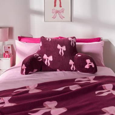 Bow Print Cuddle Cushion - PRE-ORDER DUE IN NOVEMBER