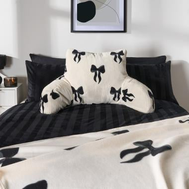 Bow Print Cuddle Cushion - PRE-ORDER DUE IN NOVEMBER