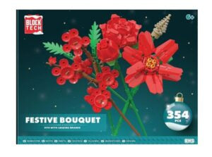 Build Your Own Festive Christmas Flowers Bouquet Block Set