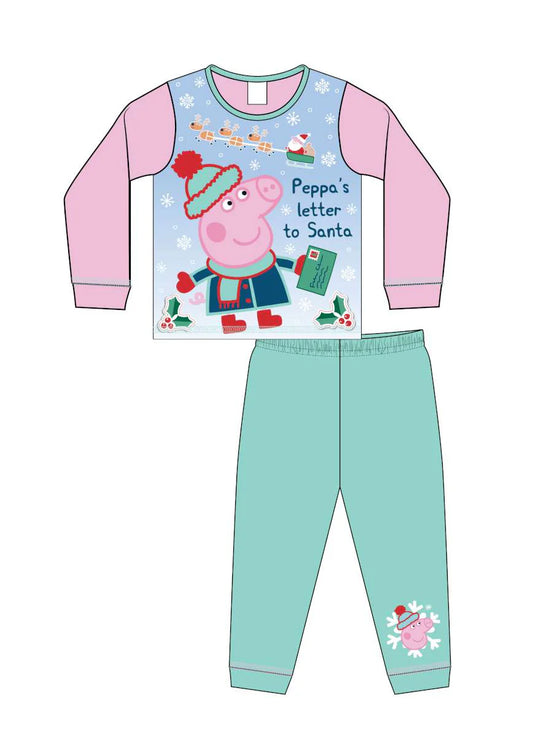 Peppas Xmas Letter Pyjamas