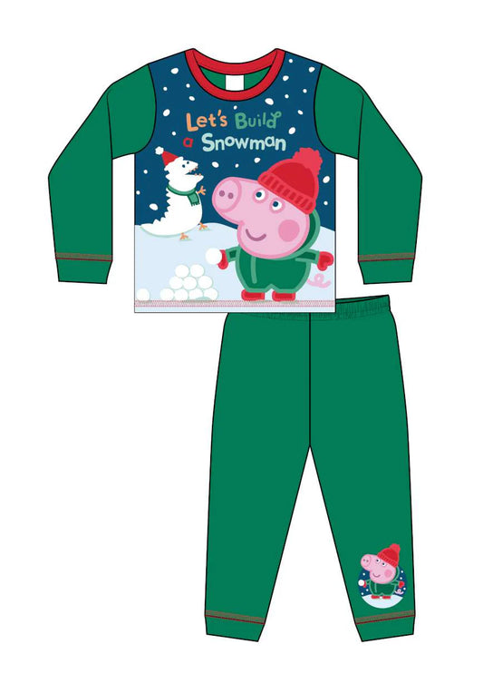 George Let’s Build A Snowman Pyjamas
