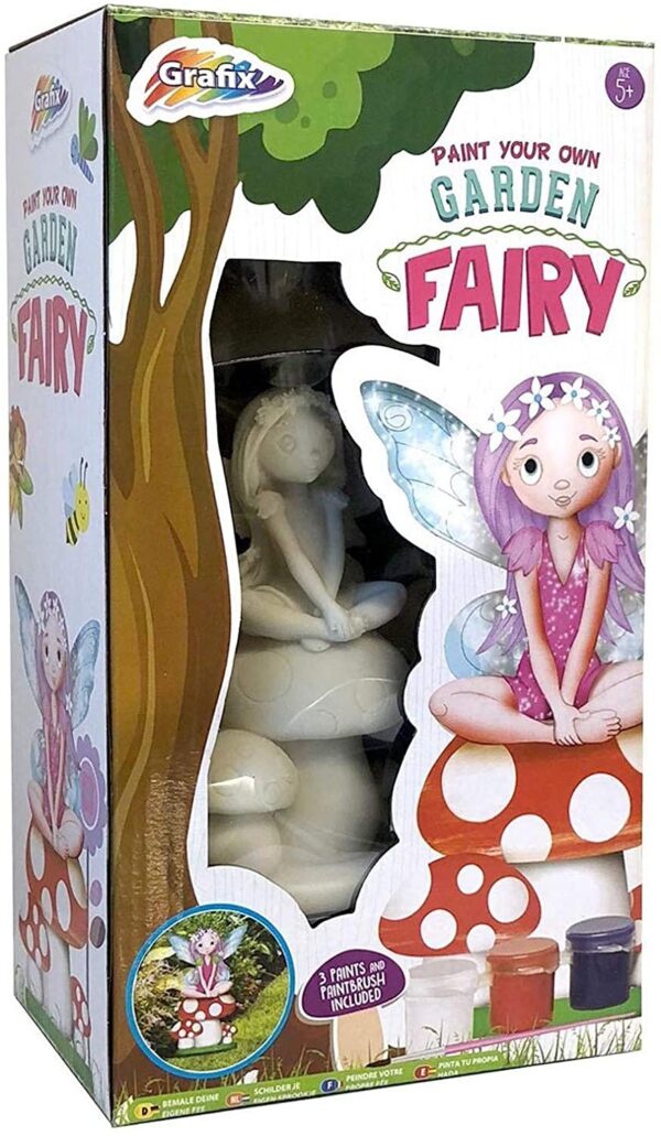 Grafix Paint Your Own Fair Garden Ornament Decoration Craft Set