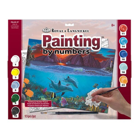 A3 Paint By Numbers Kit – Ocean Life