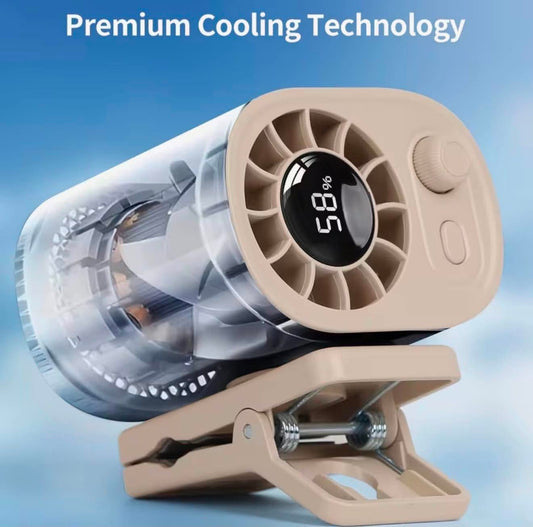 Portable Clip-On Mini Cooling Fan