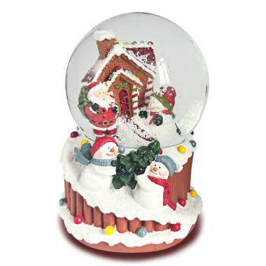 Gingerbread House Light Up Musical Snow Globe
