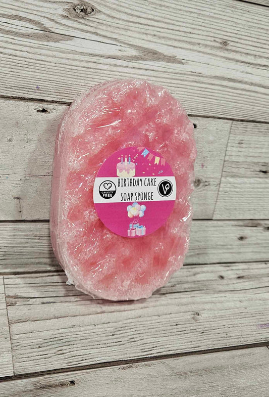 Birthday Cake Exfoliating Soap Sponge