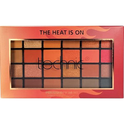 Technic 24 Colours Pressed Pigment Eyeshadow Palette – The Heat Is On