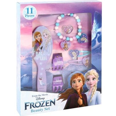 Disney Frozen 11pcs Hair & Jewelry Beauty Set