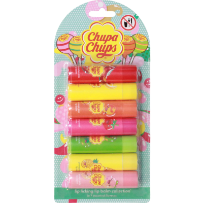 Chupa Chups 7pcs Lip Balm Gift Set