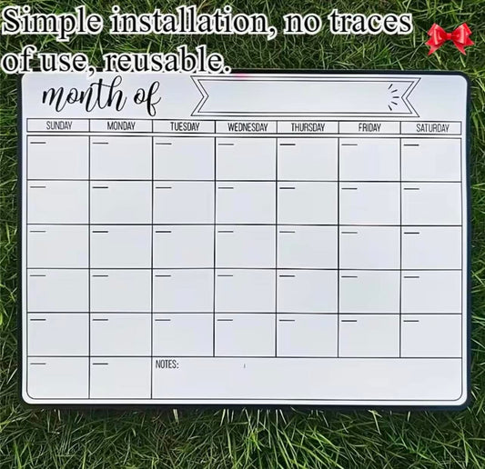 A Magnetic Refrigerator Calendar