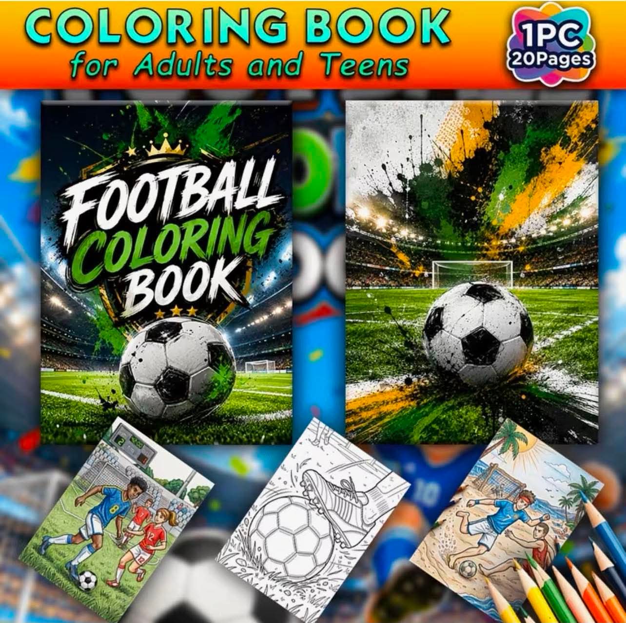 Football Colouring Book