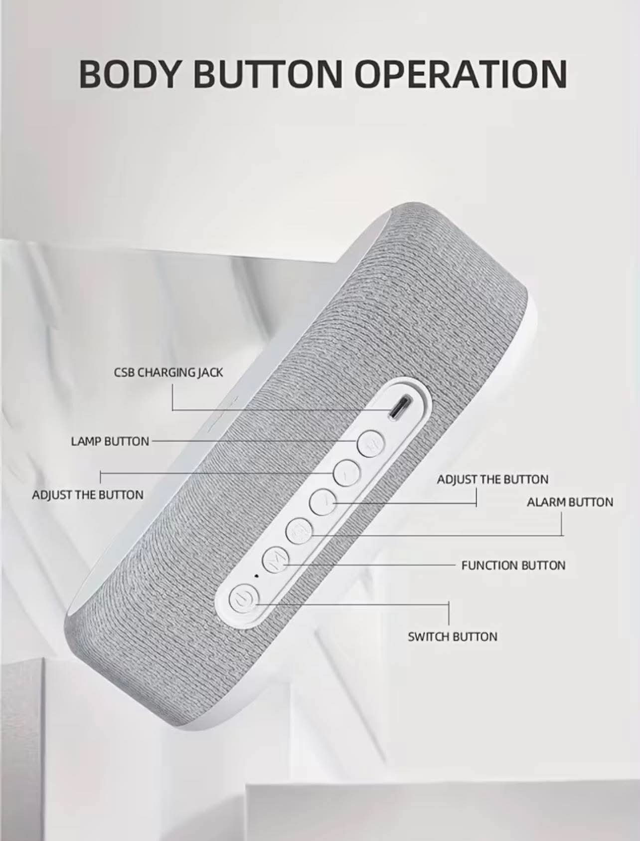 Wireless Charger Adjustable Night Light