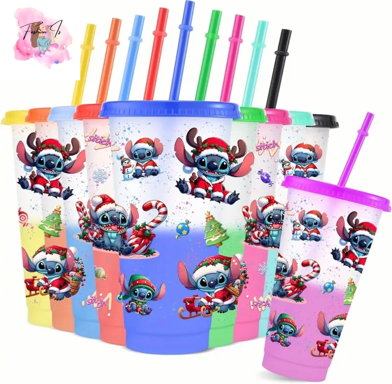 Disney Christmas Stitch Cold Cup