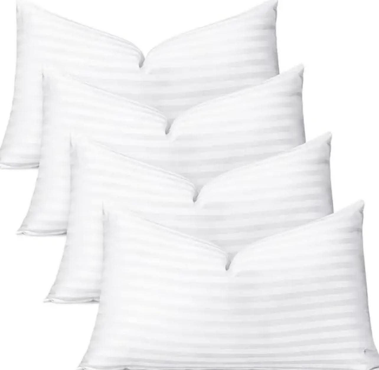 4 Pack Striped Pillows